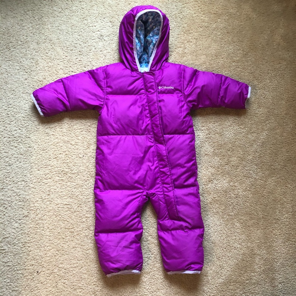 🧒 ❄️ 12-18 Month Purple Columbia Snow Suit